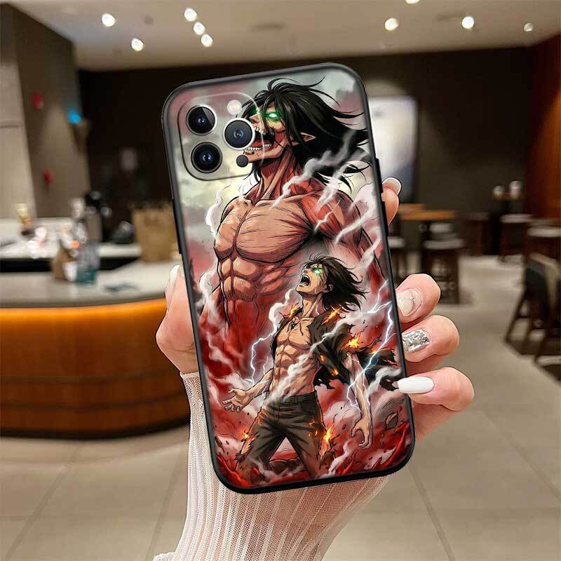 Eren Titan Attacks Phone Case for Redmi Note 12 12S 12C 13 13C 13R 14 14S 14R 14C 11A 13X A3 A3X A4 A5 Pro Max Plus
