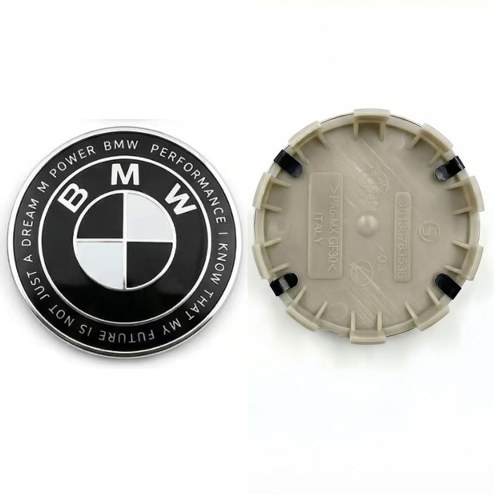 4Pcs 56mm/68mm Wheel Center Caps BMW–Fit for X1 X3 X5 E70 E71 X6 M3 F30 F20 F10 F11 G30 E36 E46 E53 E90 E91 E60 E61 E93