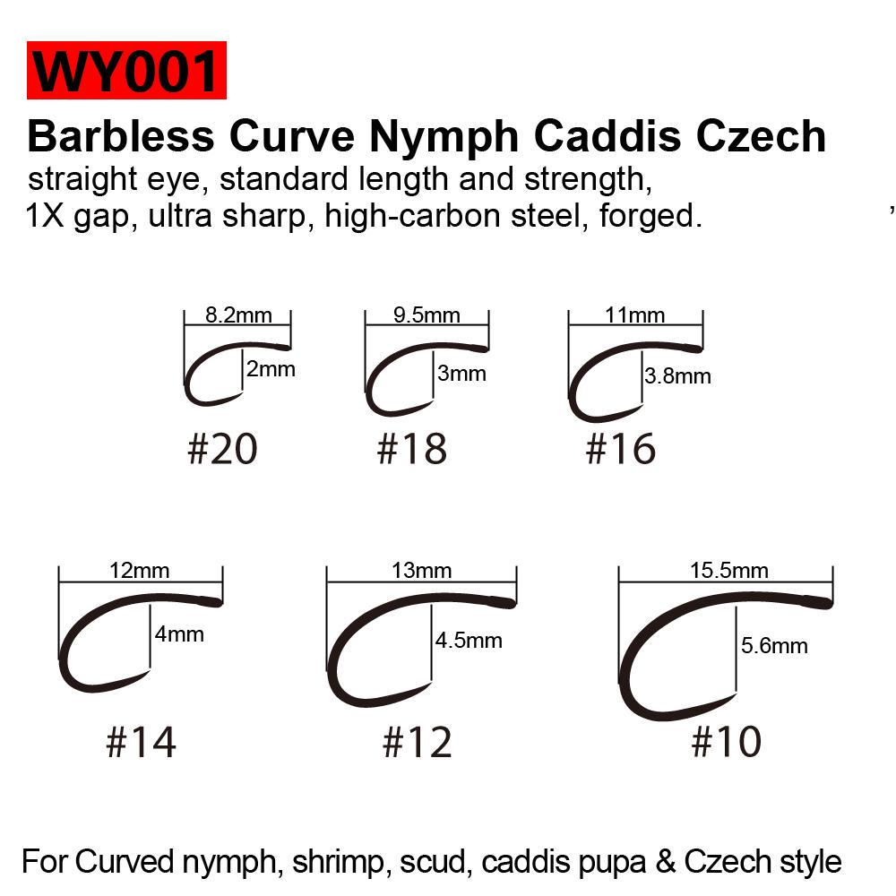 Черные никелевые крючки для завязывания мушек Bimoo, 30 шт./упак., крючки для завязывания мушек Nymph Stonefly Emerger Streamer Caddis, сухие крючки для мушки, крючки для ловли форели