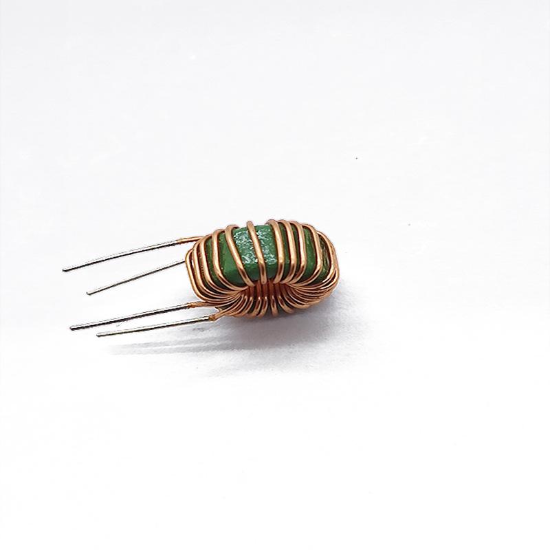 Toroidal Common Mode Inductor, T6*3*3, 0.3 Natural Color Wire, 11 Turns, 500µH, 1.5A, Split Winding Magnetic Core Coil