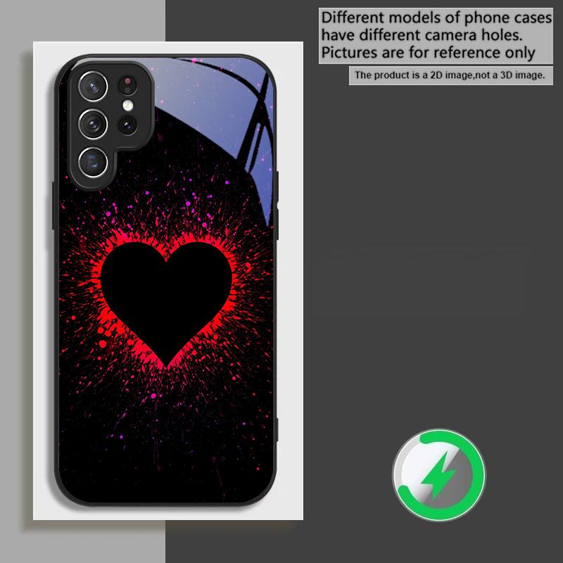 Великолепная Огненная Роза Подходит для Samsung Galaxy S26 Ultra S20 FE S21 S22+ S23 Plus S24 S25 Edge Магнетизм Стекло Чехол для Телефона