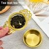 Ситечко для заварки чая из нержавеющей стали, мелкоячеистый диффузор для чая с двойными ручками для листового чая