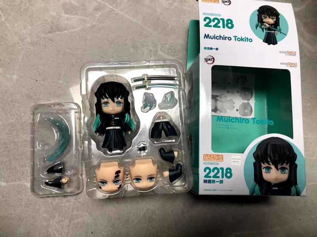 Нендороид 2217 Храм Ганьлу Стекло 2218 Токито Муичиро Q Версия ПВХ Фигурки Действия Запасные Лица Коллекционная Модель Игрушка Подарок
