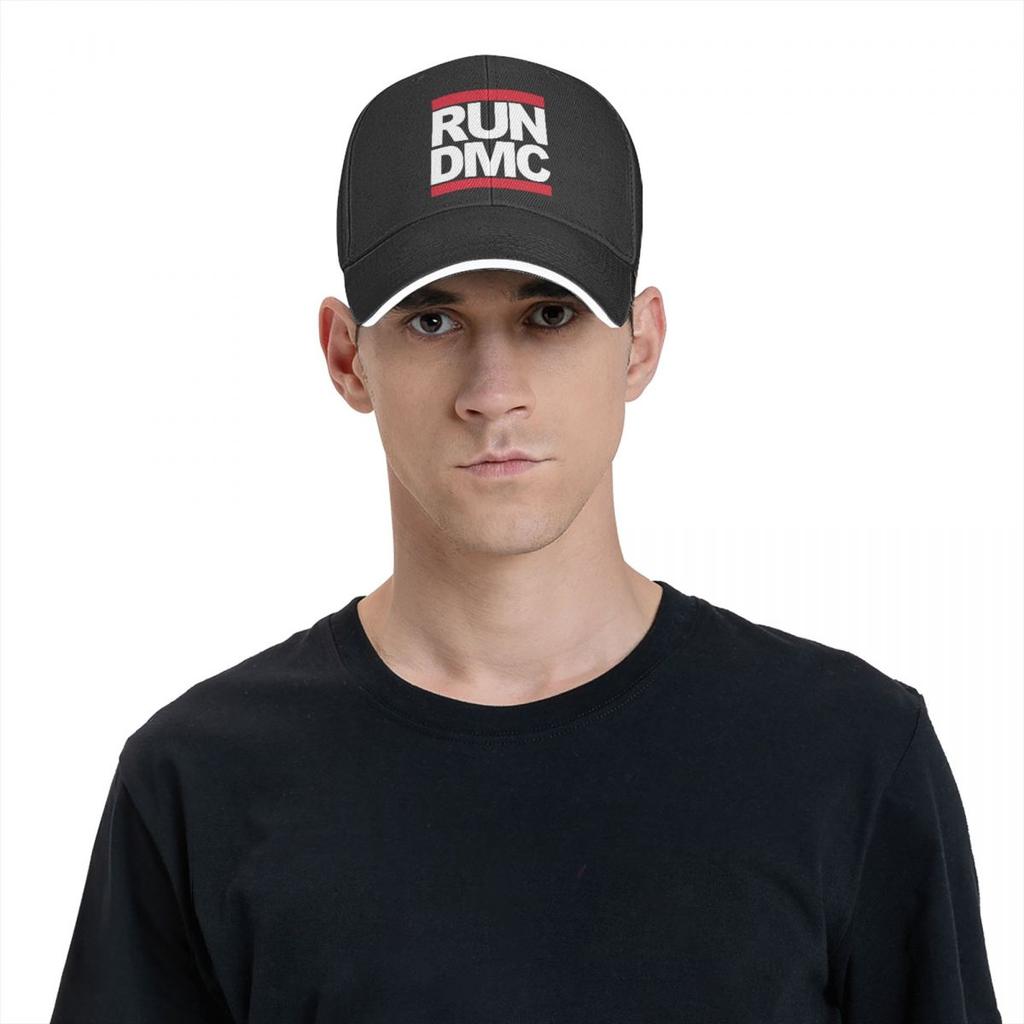 Кепка с логотипом Run DMC Унисекс Хип-Хоп Шляпа Солнцезащитные Кепки Гоночная Кепка Регулируемые Кепки Snapback Бейсболки Лето