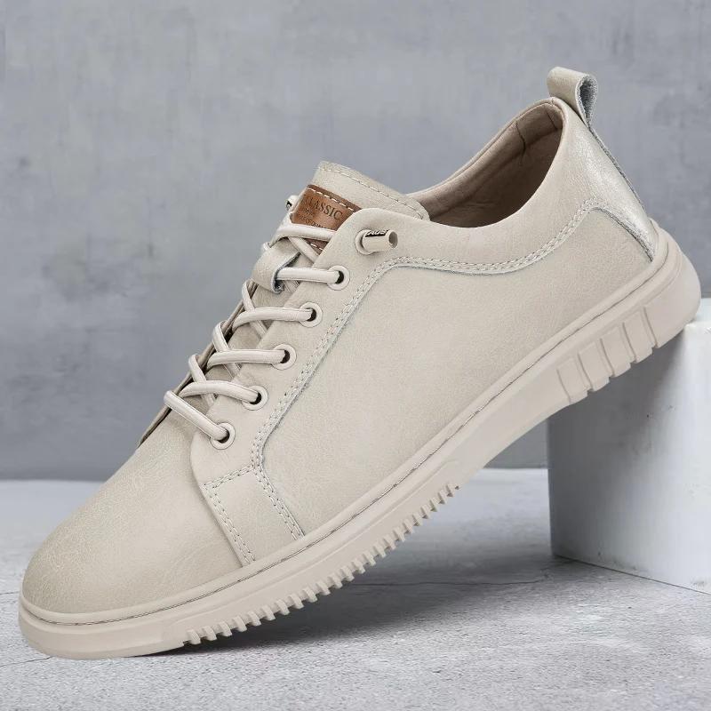 Высококачественные мужские летние новые двухслойные сетчатые дышащие кроссовки из коровьей кожи с модной шнуровкой на открытом воздухе с низким верхом для мужчин