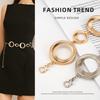 Модный и Благородный Темперамент Металлическая Поясная Цепочка Женская Европейская и Американская Платье Кольцо Аксессуары Дизайн Пояс Женский Стиль