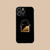 Чехол для мобильного телефона 'Солнце и Луна' для iPhone 17 16 15 14 13 12 11 X XR XS Air Pro Max Plus Mini Прозрачный Цветной Чехол для Мобильных Телефонов