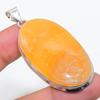 Septerian Noodal Gemstone 925 Solid Sterling Silver Jewelry Pendant 2.52" SU-10235