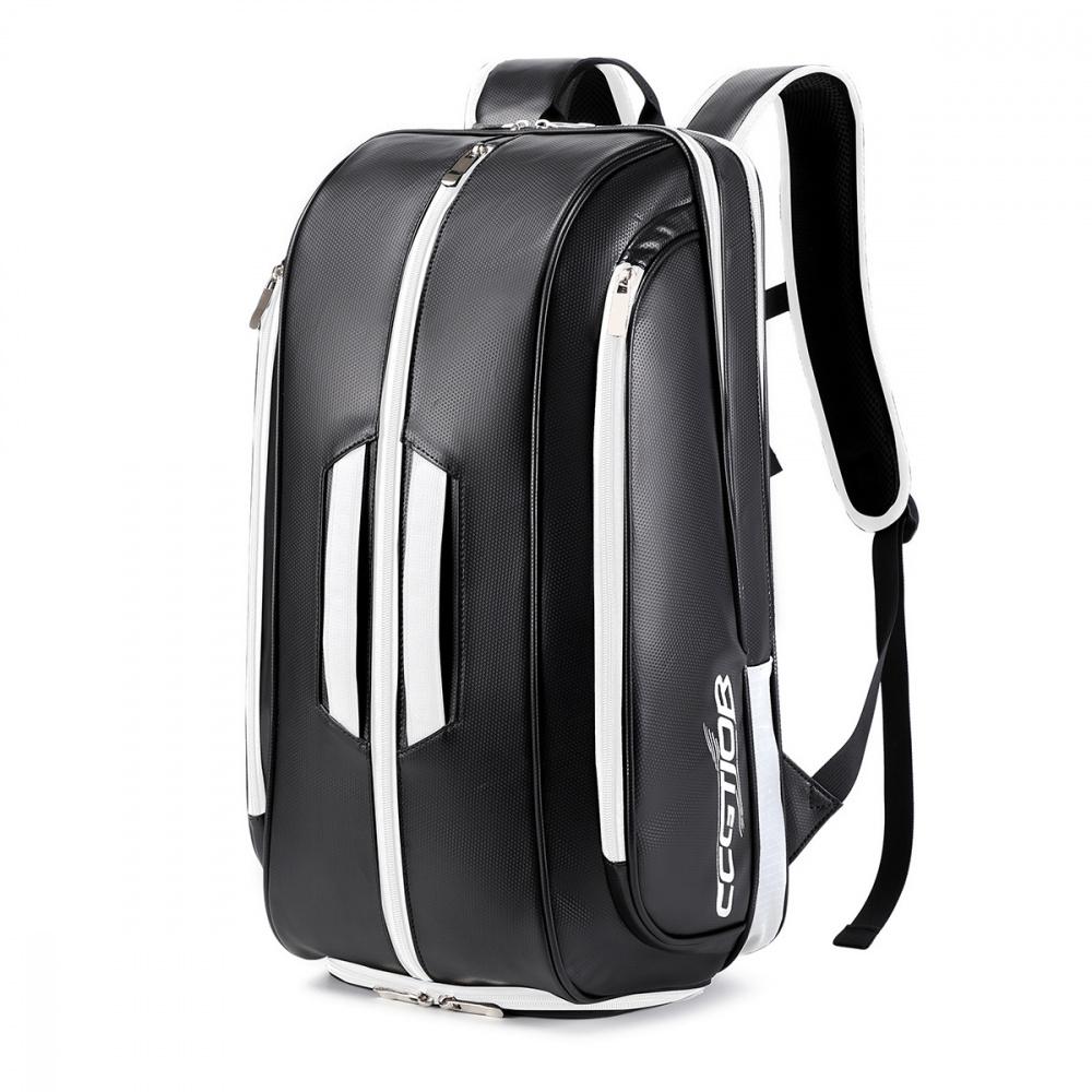 Multifunctional Badminton Pickleball Tennis Backpack With Shoe Compartment Large Capacity