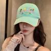 Бейсболка с вышитыми буквами для женщин, универсальная мягкая кепка-утконос