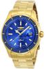 Часы 25811 Pro Diver 44 мм из нержавеющей стали с золотым синим циферблатом 515 кварцевое золото [Invicta] мужские [Товар]