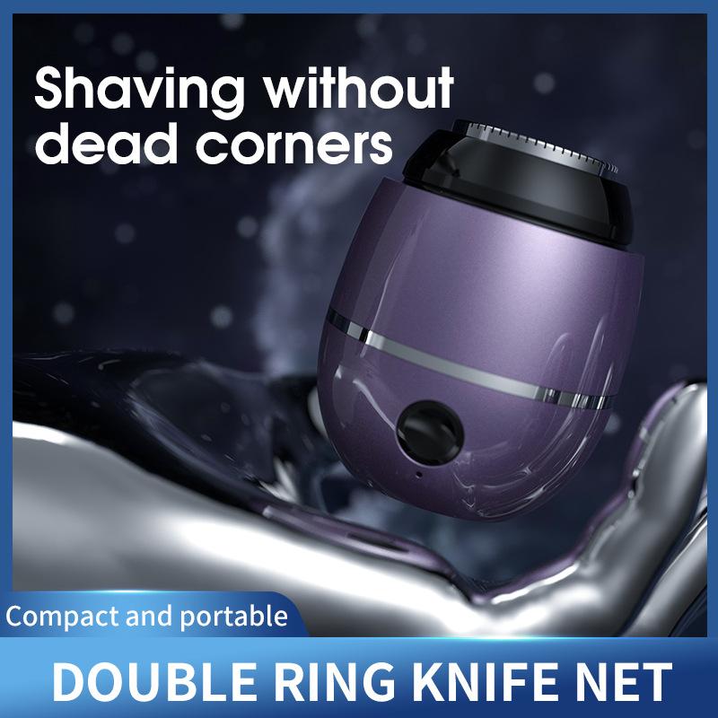 Новая портативная дорожная бритва Мини-стальная пушка Моделирование Водонепроницаемая Беспроводная Перезаряжаемая Электробритва Бритва для Мужского Лица