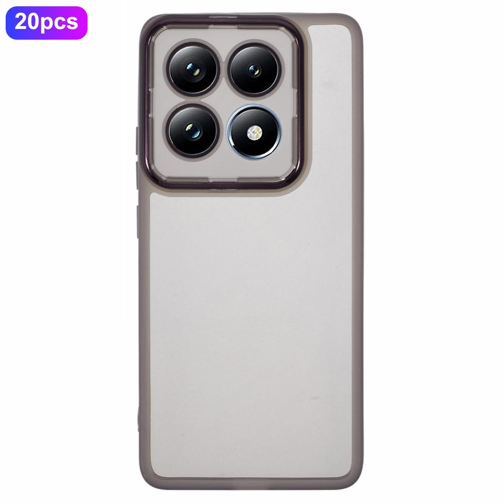 Bulk Purchasing 20Pcs For Xiaomi 14T Pro Case Electroplated Camera Frame TPU Phone Cover Precise Cutouts