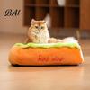 Washable Cat Nest Hot Dog Pet Bed, Removable Mat, Cozy Plush Playful Animal Bed Cute for Small Dogs Cats Indoor Use Cover