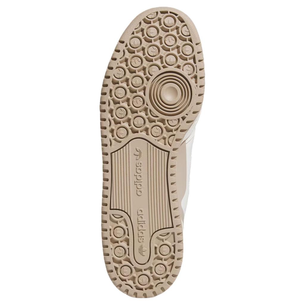 Adidas Оригинальные Кроссовки для скейтбординга FORUM CL Низкие Унисекс Белый Светло-коричневый JQ1536