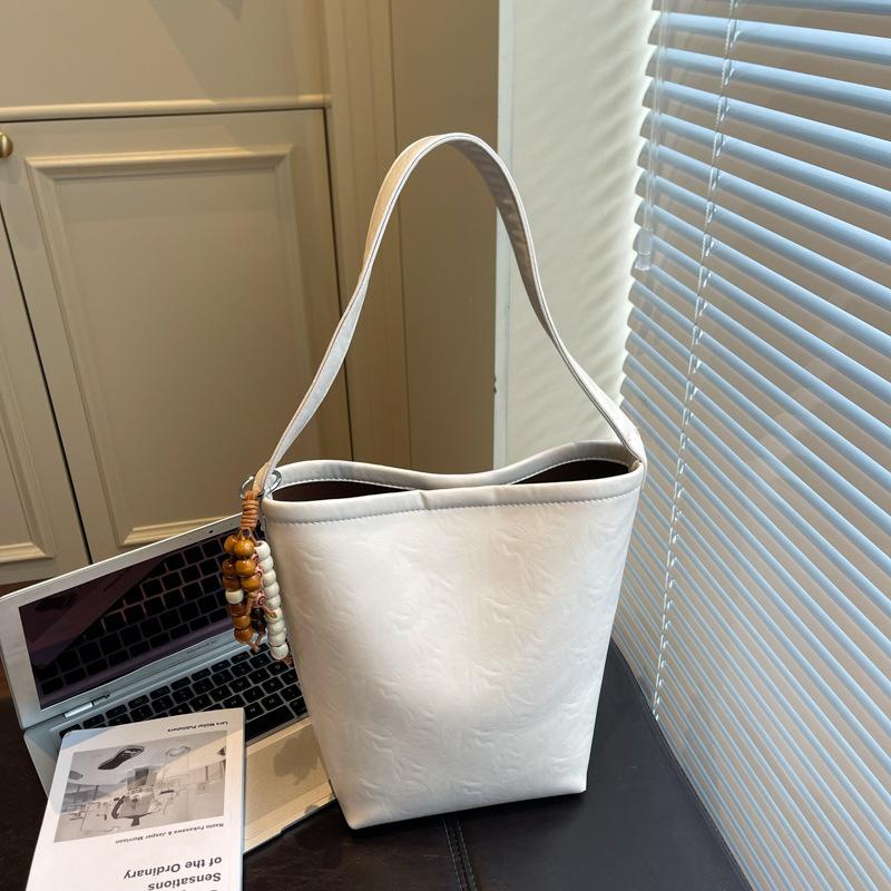 Сумка премиум-класса, нишевая, женская, осень-зима 2025, новая, ретро, универсальная, на плечо, сумка-мессенджер, повседневная и взрывная сумка-ведро