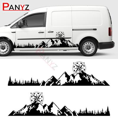2 шт. автомобильные наклейки для Volkswagen VW Caddy MK1 MK2 MK3 MK4 4 3 2 Maxi Kombi Camper Van графика виниловые наклейки аксессуары для тюнинга