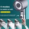 Mode High Pressure Filter Shower Head One-Key Stop Water Massage Showerhead With Filter Element Bathroom Accessories