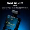 Парфюм Divine Radiance 100 мл | Стойкий унисекс-парфюм | Ноты бергамота, сычуаньского перца, лаванды, кедра | Премиальный подарок для мужчин и женщин