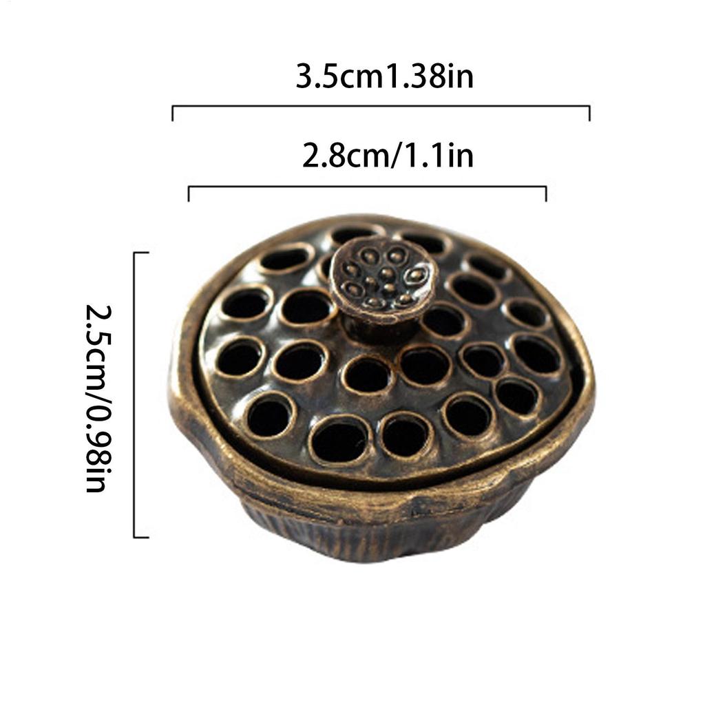 Cone Incense Holder Aromatherapy Charcoal Desk Ash Catcher Incense Stand Ash Catcher Ornament for Yoga Studio Meditation Room