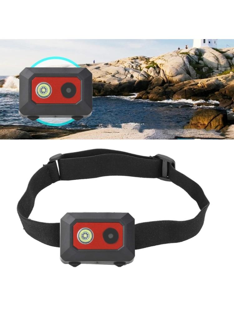 1 Set F18 Head Mounted Camera with Headstrap & Charging Cable for Adventure Outdoor Wearable Video Recording Device