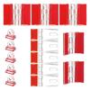 A03F-Пластиковый DIY Набор Пряжек для Дверцы Коробки, 15 шт. Акриловый Комплект Петель Самоклеящиеся Пряжки-Защелки Без Сверления Рояльная Петля