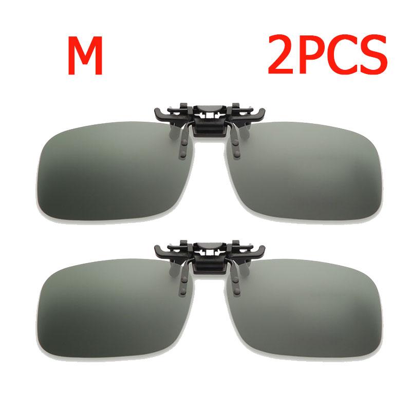 1/2 шт. Женские Мужские Линзы для Очков Поляризованные Солнцезащитные Очки Клипсы Накидные UV 380 Вождение Рыбалка Ночное Видение Клипсы для Очков