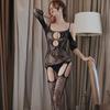 Plus Size Sexy Xxxxl Fishnet Bodysuit Costume Women Bodystocking Lingerie for Woman Underwear Body Suit Open Bra Transparent