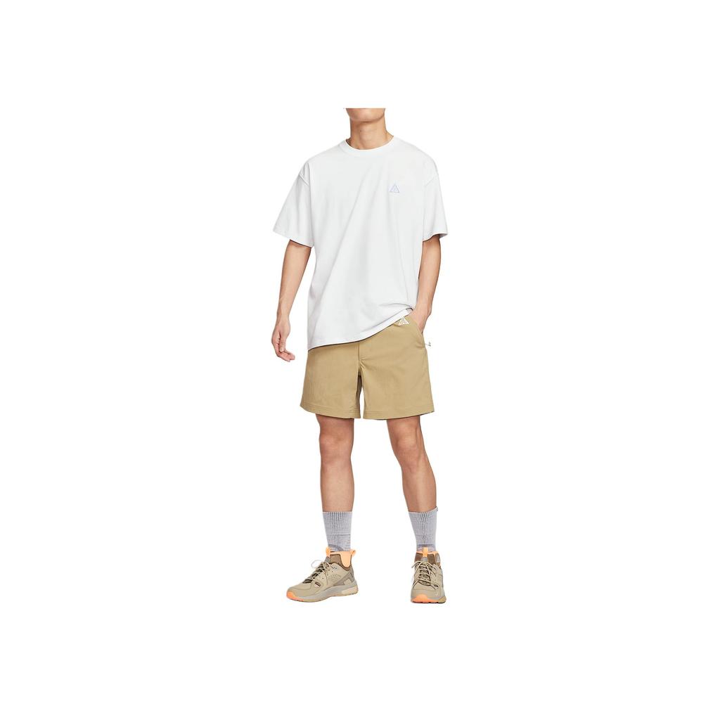 Nike Серия ACG SS25 Модные Простые Удобные Свободные Универсальные Повседневные Шорты Унисекс шорты Бежевый FN2431297
