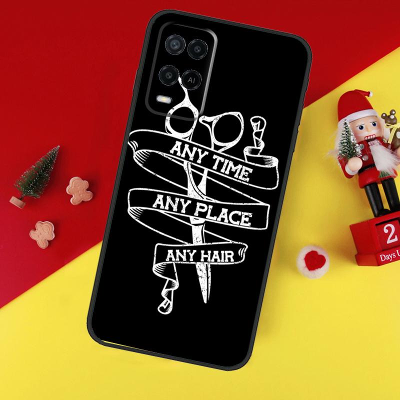 Футляр для парикмахерских и барберских ножниц для Oppo A38 A18 A58 A78 A98 A74 A94 A54 A80 A60 A40 A96 A76 A16 A15 A17 A57 A5 A6 Pro