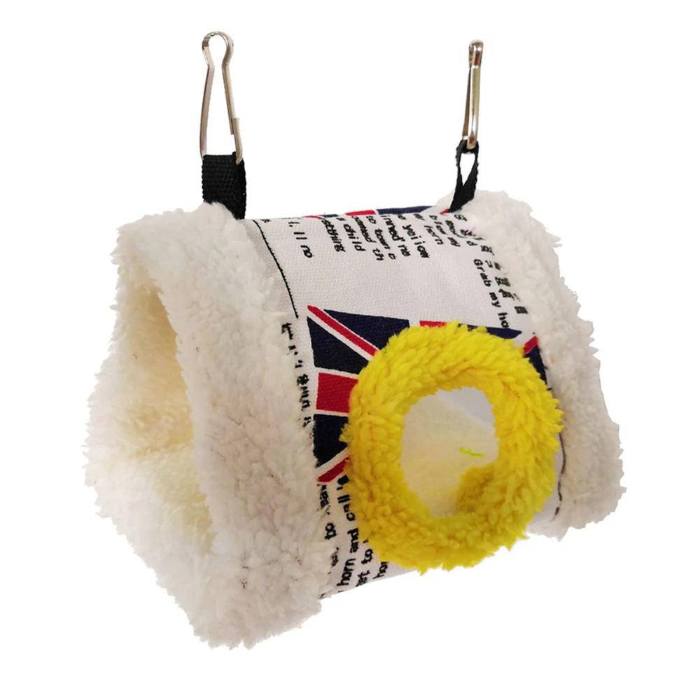 Small Animals Warm Hut Sleeping Hanging Cave Parrot Toy Tent Hammock Bird Bed