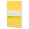 Moleskine Volant Journal (Set of 2), Large, Plain, Sunflower Yellow, Brass Yellow, Soft Cover (5 X 8.25)