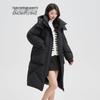 XUEZHONGFEI Women's Mid-length Hooded Down Jacket