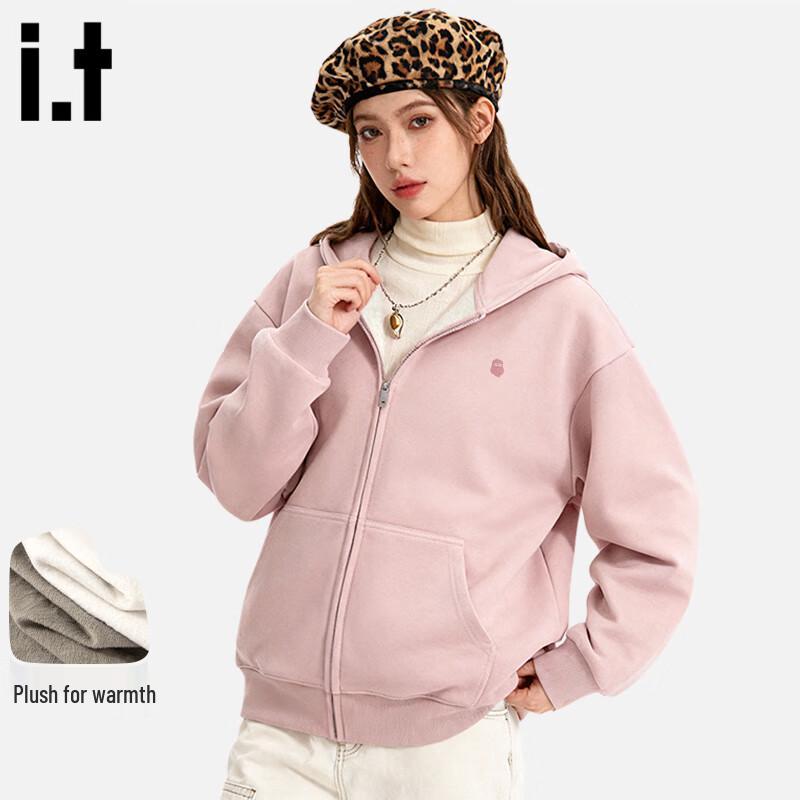 Женское худи на молнии свободного кроя с флисовой подкладкой Fingercroxx