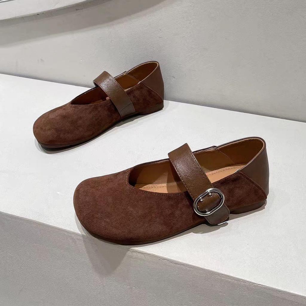Туфли Мэри Джейн из мягкой кожи с леопардовым принтом, осень 2025: Удобная, универсальная, ретро обувь с низким вырезом для женщин