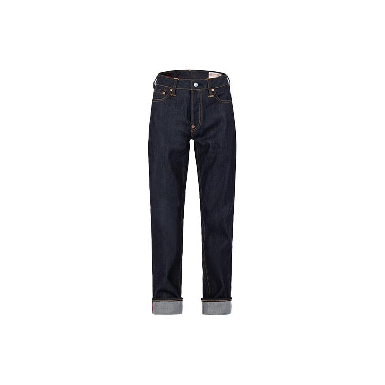 Evisu Джинсы Мужские Деним Синий Умеренные Прямые Брюки 0ELBSM0JE22417CT