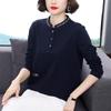 Fashionable Women's T-shirt Long-sleeved New Women's Spring and Autumn Tops Middle-aged and Early Autumn Trendy Base Shirt