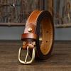 Ретро тренд универсальный декоративный ремень со строчкой для женщин из чистой коровьей кожи горячий джинсовый ремень