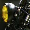 Cg125 Ретро Стиль Круглый Мотоцикл Gn125 Фара Мотоцикл Ходовой Огонь Круглый Передний Крепление Фары 12В Мотоцикл Универсальный