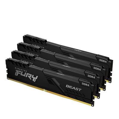 Kingston FURY Настольный ПК DDR4 8 ГБ x Память Kingston FURY Beast CL16, 3200 МГц, 4, KF432C16BBK4/32