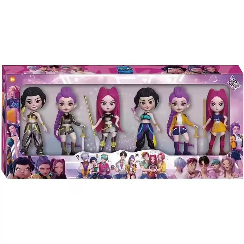 2027 НОВЫЙ K-pop Охотник на демонов Руми Зои Мира аниме поливинилхлорид коллекция персонажей настольные безделушки Детский новогодний подарок