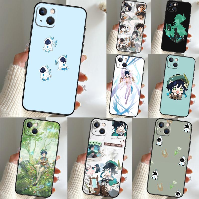 Genshin Impact Venti Game Case For Xiaomi 15 Ultra 13 14 11T 12T 13T 14T Pro POCO F7 Pro F5 F6 X3 X5 X6 X7 Pro Cover