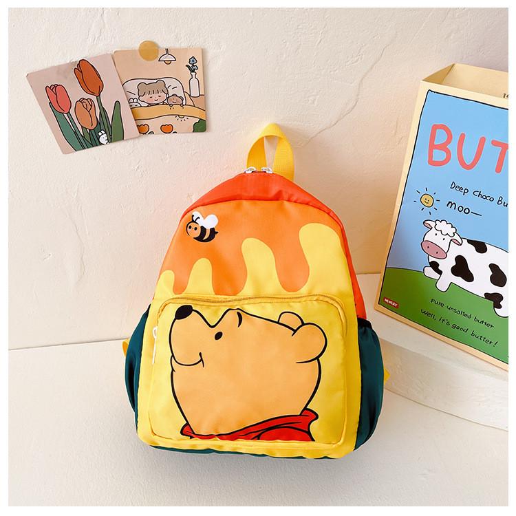 Winnie The Pooh Childrens Backpack With Breathable Nylon For Kindergarten Kids