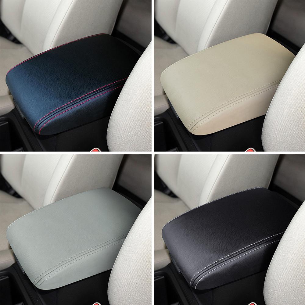 Микрофибра кожаный салон автомобиля подлокотник ящик центральная консоль крышка подлокотник аксессуары чехол приспособление для Honda CRV 2012-2016