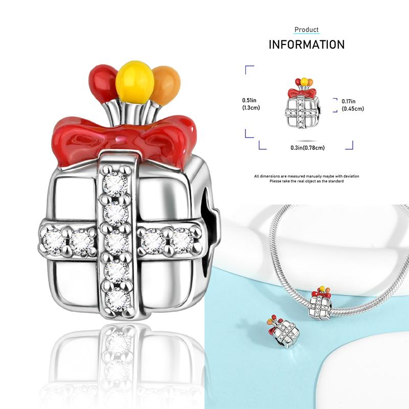 Copper Snowman Beads Christmas Bell Charms Fit 3Mm Women Bracelet Diy Accessories Christmas Gift Fine Jewelry