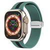 Магнитная застежка Ремешок Для Apple Watch Ultra 2 ремешок 49мм 44мм 40мм 45мм 41мм 38мм Силиконовый Браслет iWatch серия 7 3 6 5 se 8 9