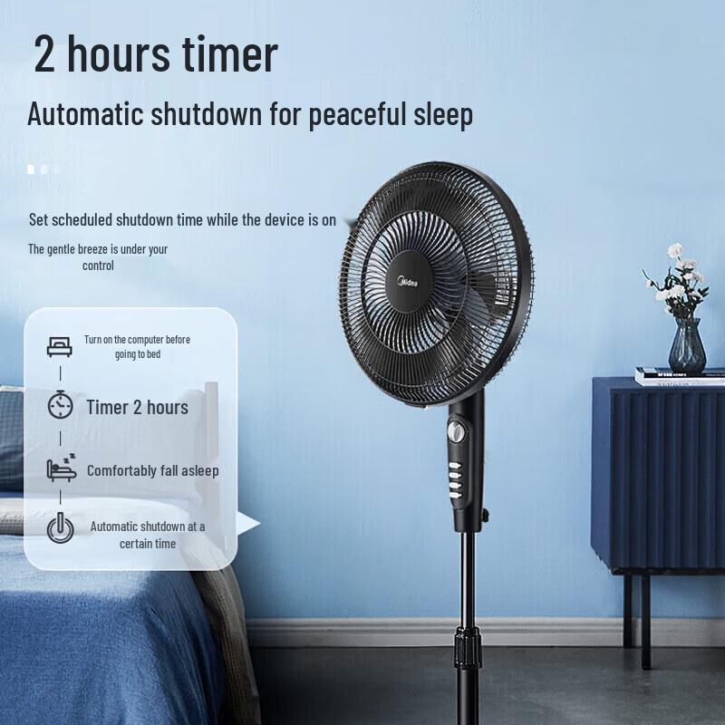 Midea Convertible Floor & Desk Fan