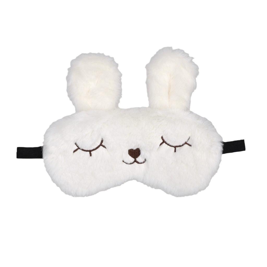 Cartoon Animal Plush Eye Mask, Light-blocking Sleep Eye Mask, Cute Home Nap Eye Mask