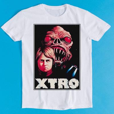 Инопланетный культ Xtro 80-х Научно-фантастический Хоррор Хэллоуин Крутой Подарок Футболка K242