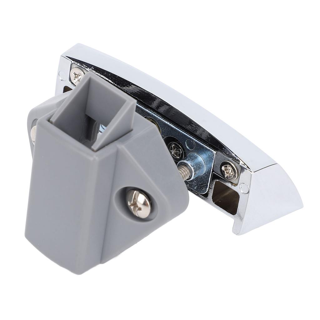 Keyless RV Push Cabinet Lock Zinc Alloy Stylish Push Button Lock for Yachts Motorhome Camping Vehicles